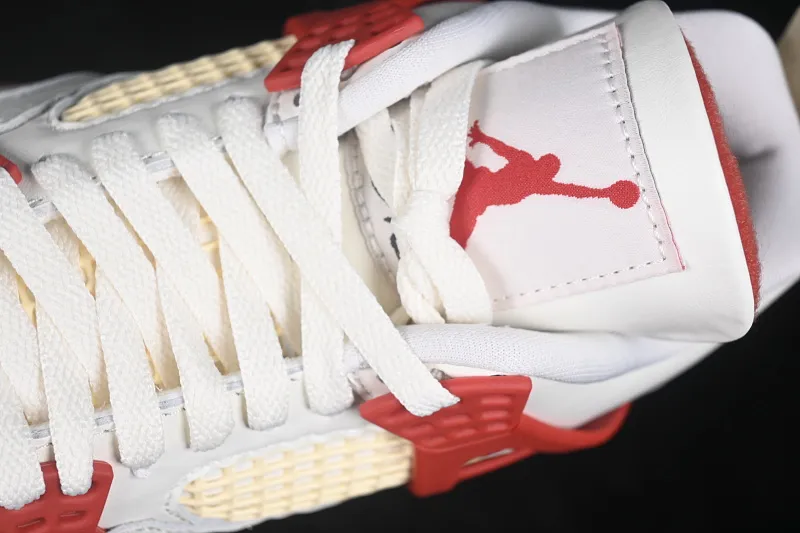 All Categories Air Jordan Jordan Series Basketball Shoes Air Jordan 4 OG Version Nigel Sylvester x Air Jordan 4 Retro "Brick After Brick" AJ4 Joe 4 White Red Urine Stains 2.0 IQ8055-100